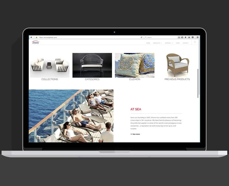 Shores — Website redesign